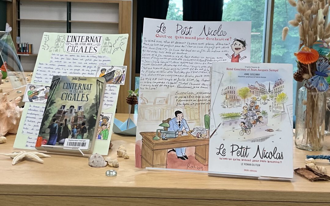 Buchausstellung der Klasse 10c: Französische Literatur zum Stöbern und Entdecken