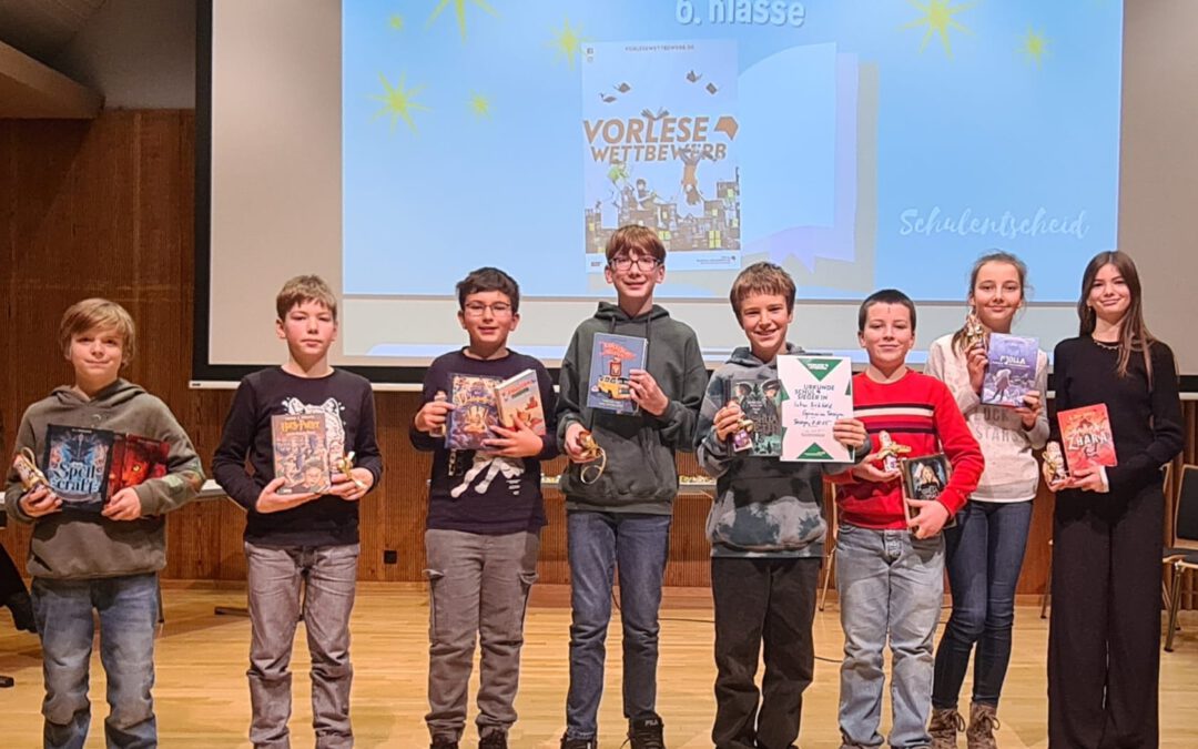 Vorlesewettbewerb am GT – eine Reise durch Geschichten und Abenteuer